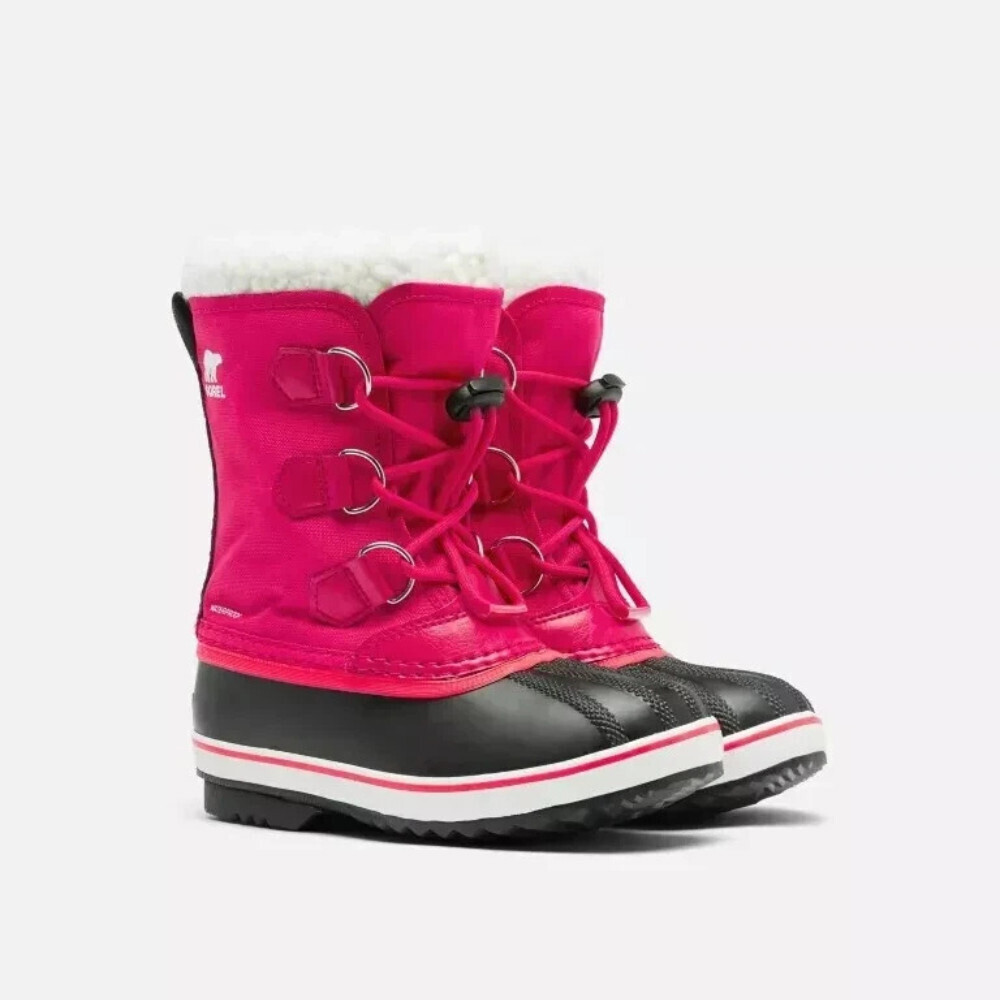 Sorel Yoot Pac NY1962-600 Kids US 9 Bright Rose Waterproof Snow Boots RHS6491